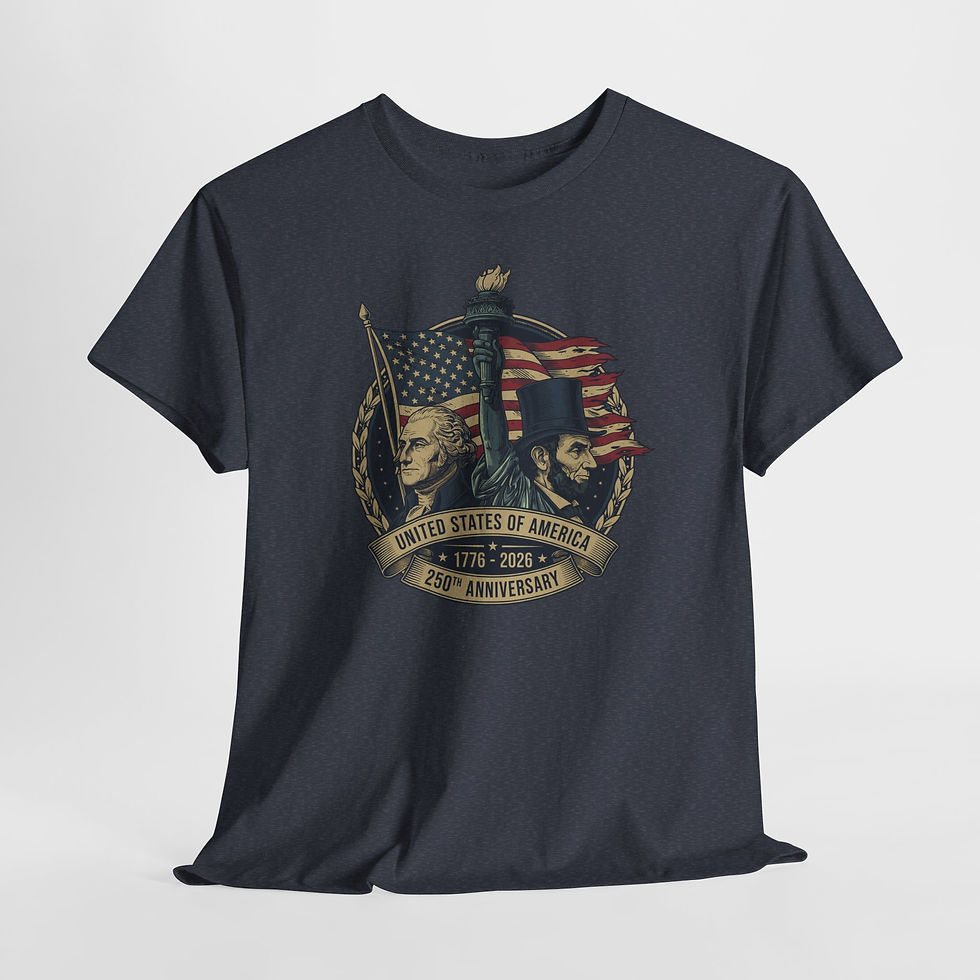 Thumbnail: Liberty Bicentennial–American Flag & Founding Fathers 1776‑2026 Tee