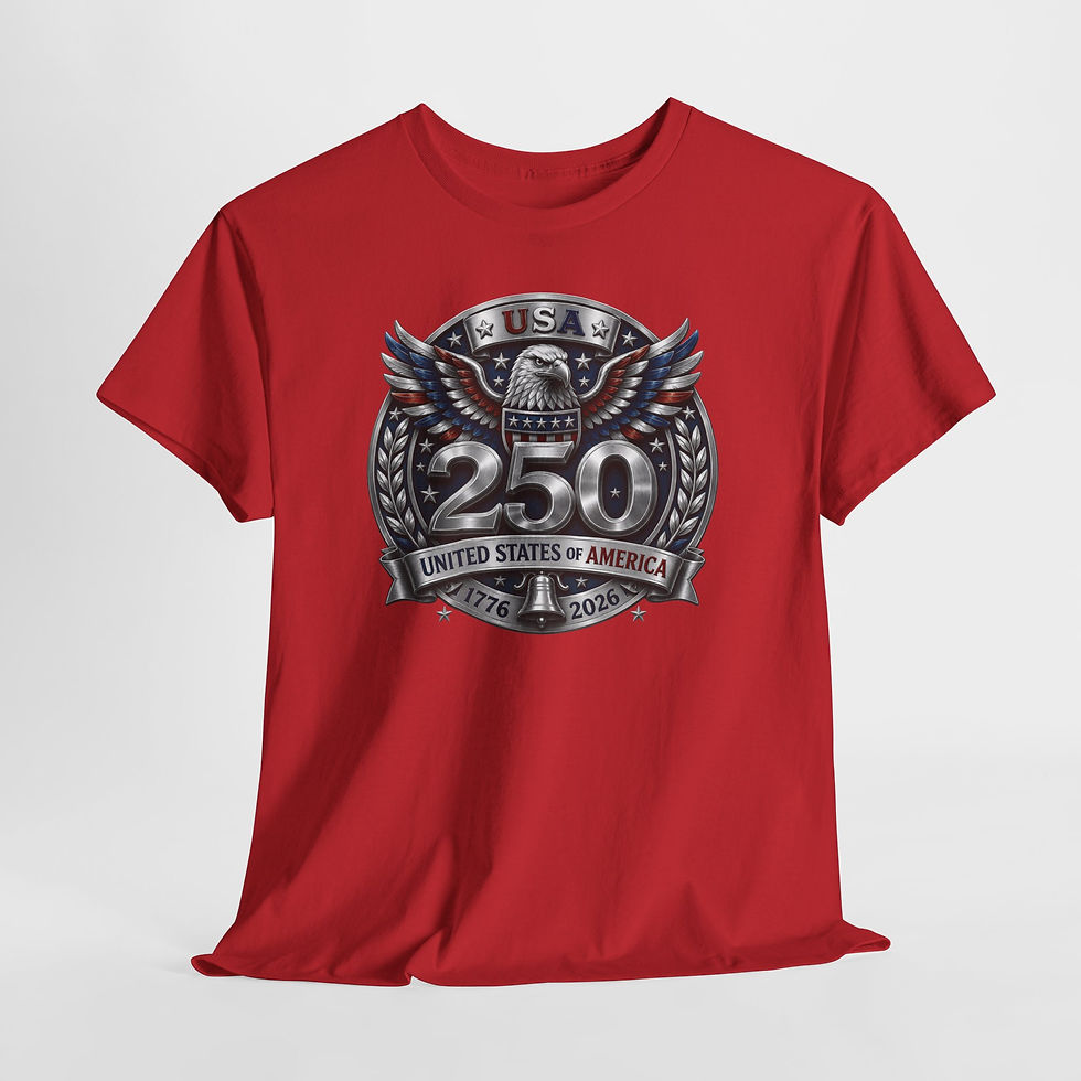 Thumbnail: USA 250 Anniversary Eagle T-Shirt — United States 1776-2026 Commemorative Tee