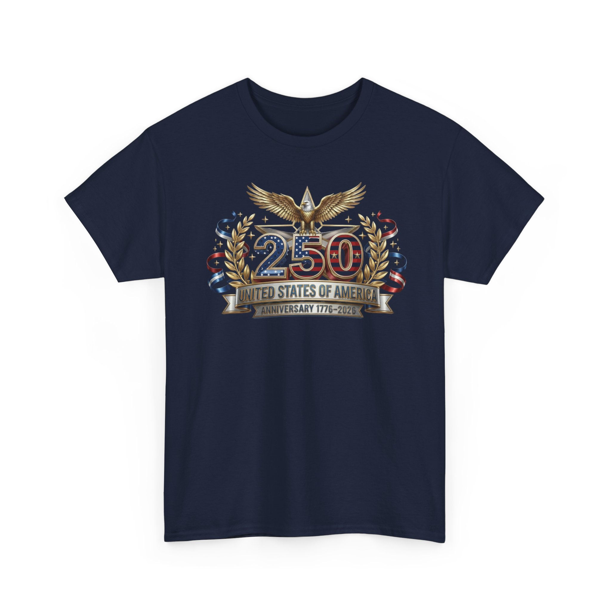 250th United States Anniversary T-Shirt — Patriotic Eagle USA Tee