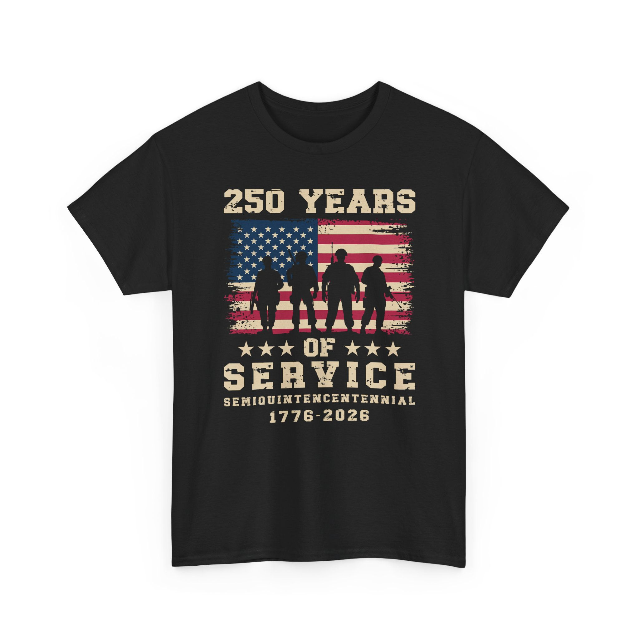 250 Years of Service Flag Design (1776–2026) T-Shirt