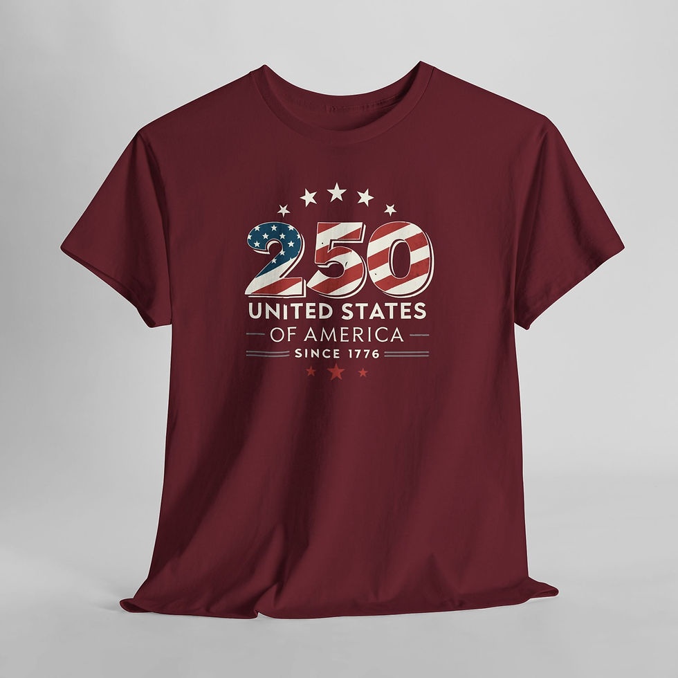 Thumbnail: 250th USA 1776-2026 Anniversary Flag Tee