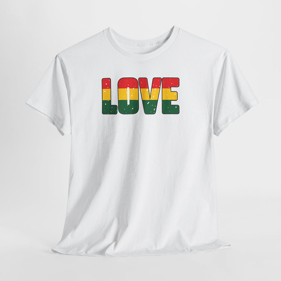 Thumbnail: LOVE Retro Rainbow Stripe Tee — Vintage-Inspired Pride & Positive Message Shirt