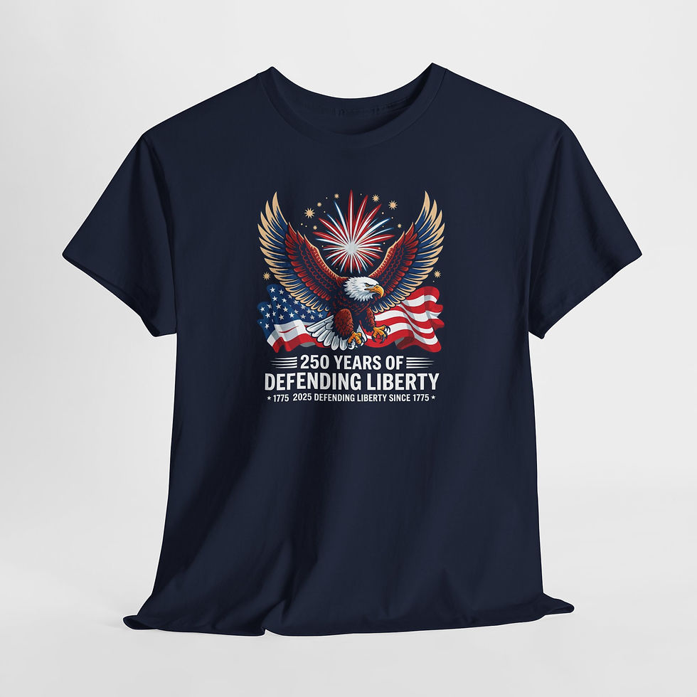 Thumbnail: 250th Anniversary of America Defending Liberty Eagle Tee