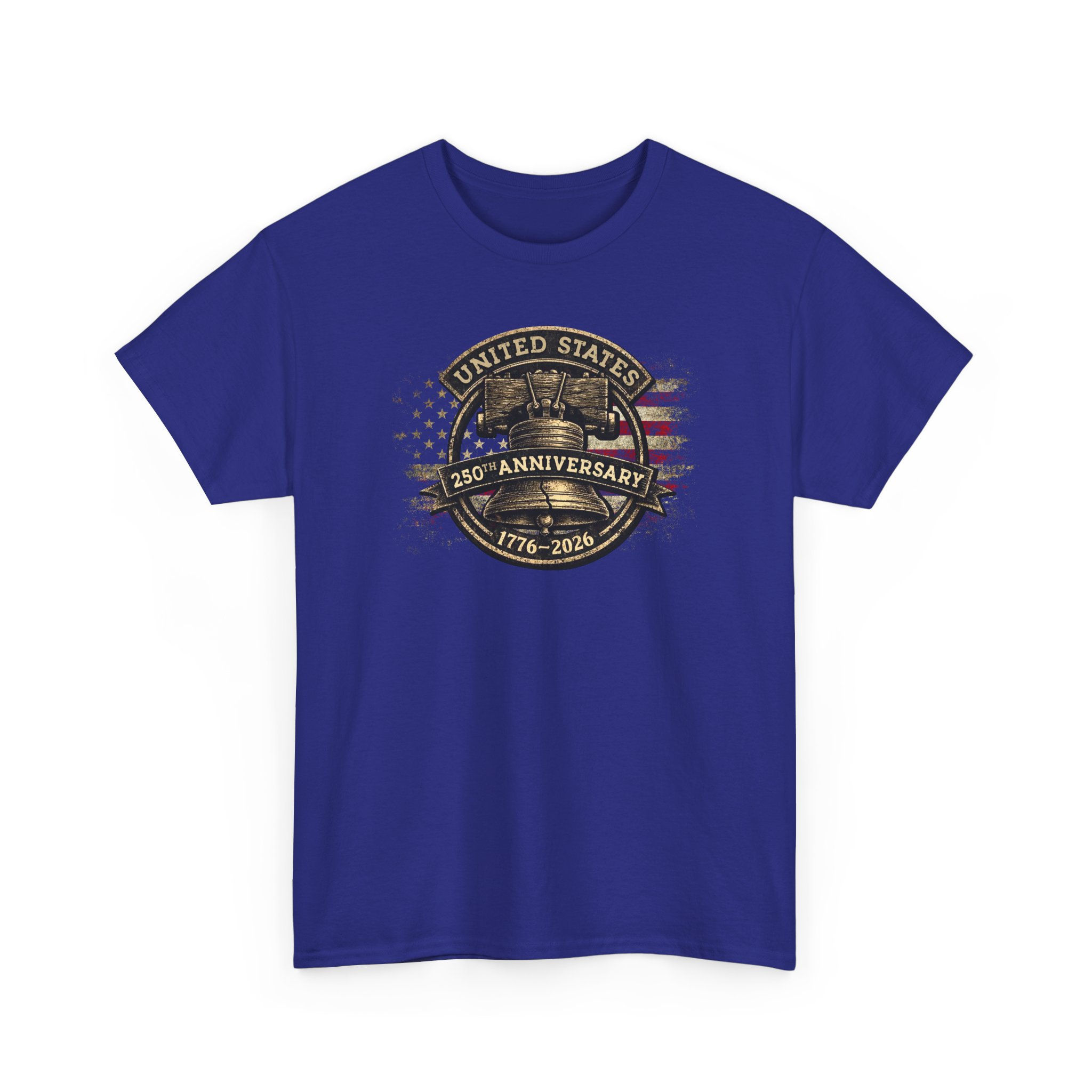 250th Anniversary— Vintage American Flag 1776–2026 Commemorative Tee
