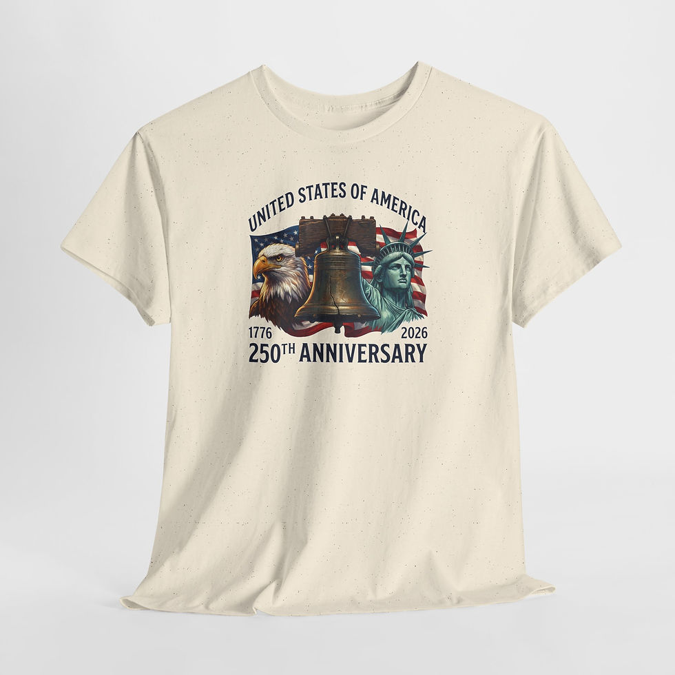 Thumbnail: 250th USA T-Shirt-Liberty Bell, Eagle & Statue of Liberty Patriotic (1776–2026)