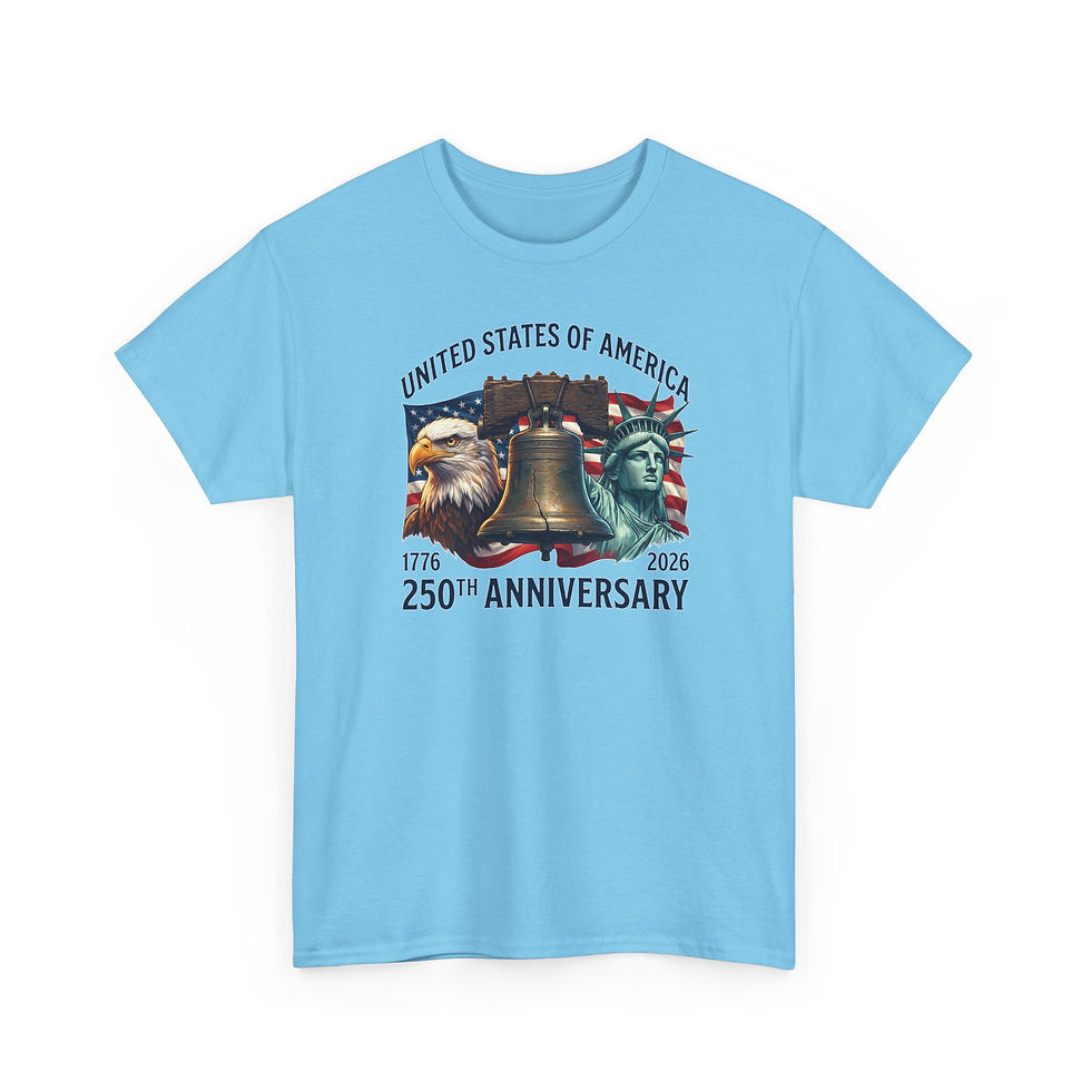 Thumbnail: 250th USA T-Shirt-Liberty Bell, Eagle & Statue of Liberty Patriotic (1776–2026)