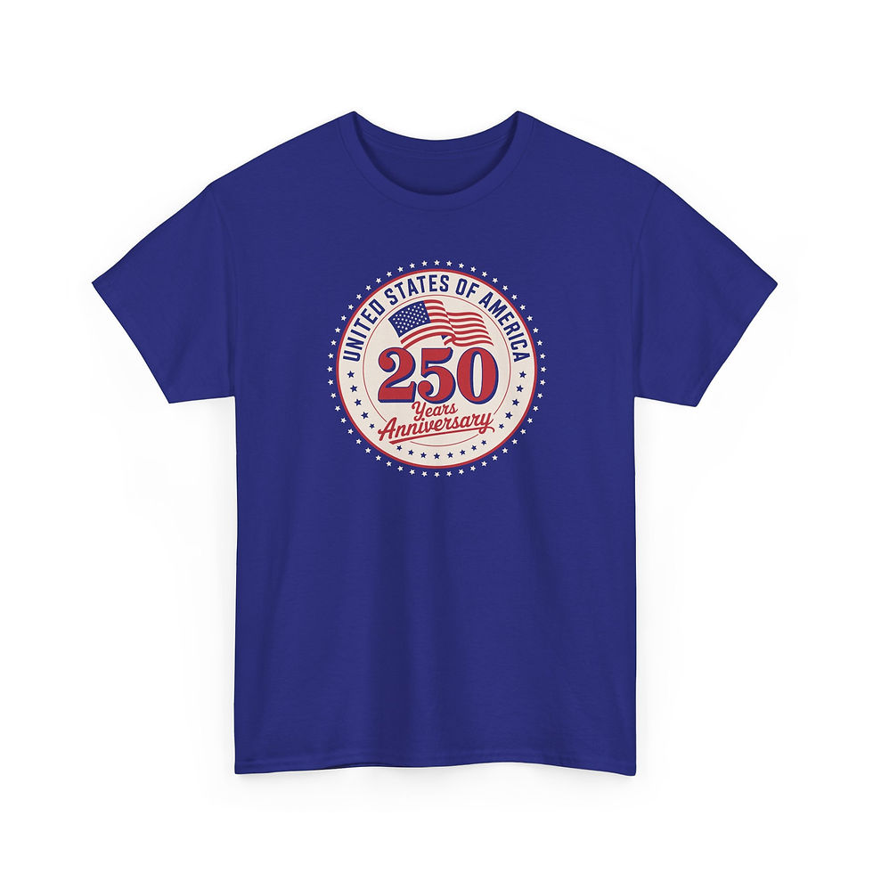 Thumbnail: 250 Years Anniversary USA Bicentennial Commemorative Tee