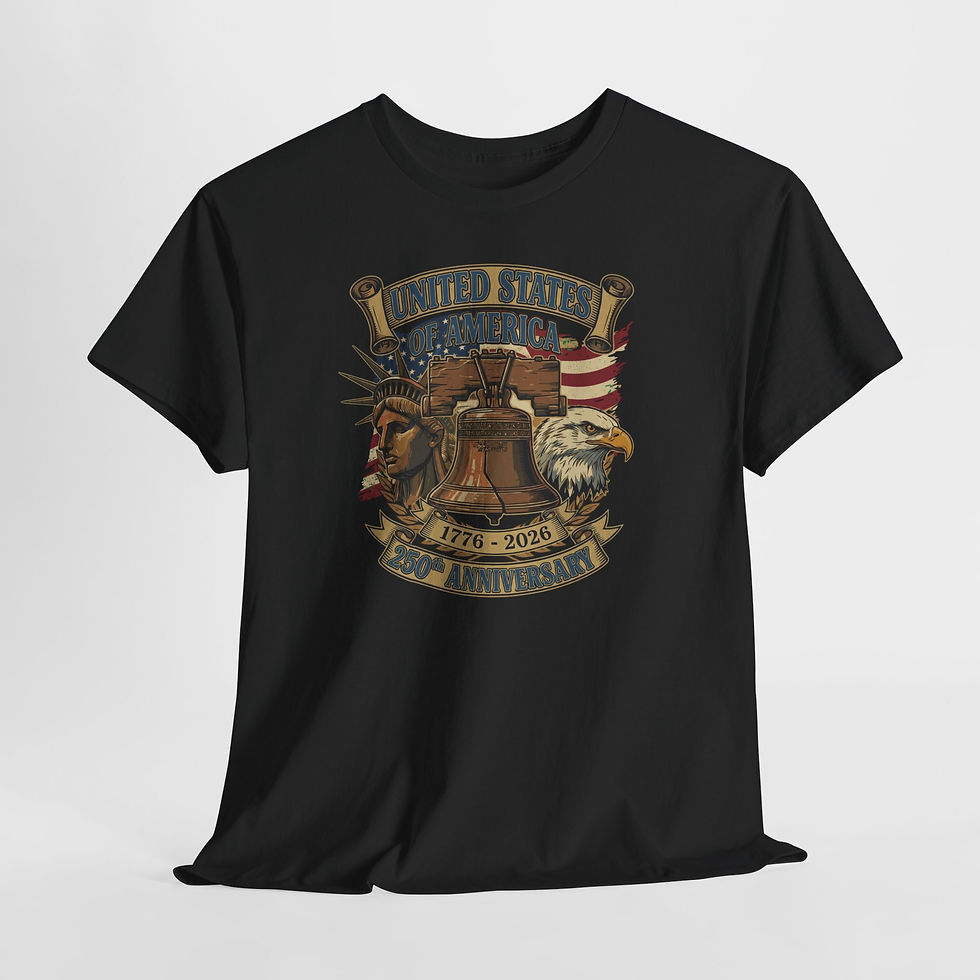 Thumbnail: Liberty Bell Patriotic Tee — American Flag 1776 Vintage Independence Day Shirt