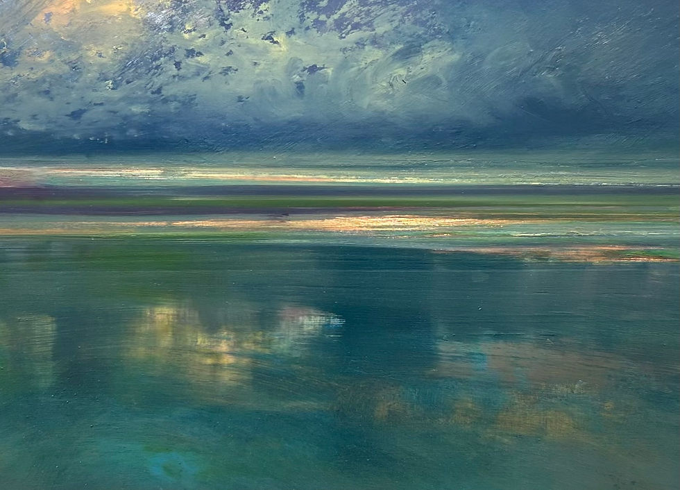 Still oil on copper 24x34