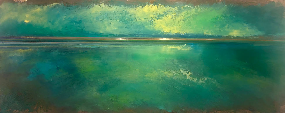 September oil on copper 26x62
