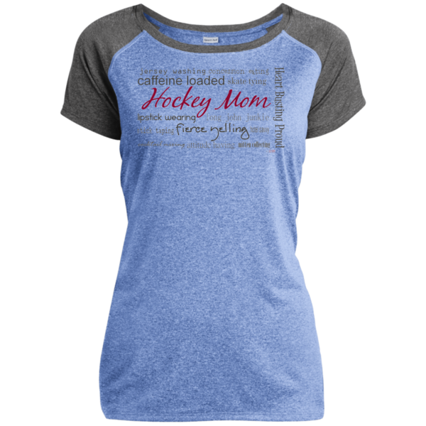 Thumbnail: Hockey Mom Collage Performance T Shirt