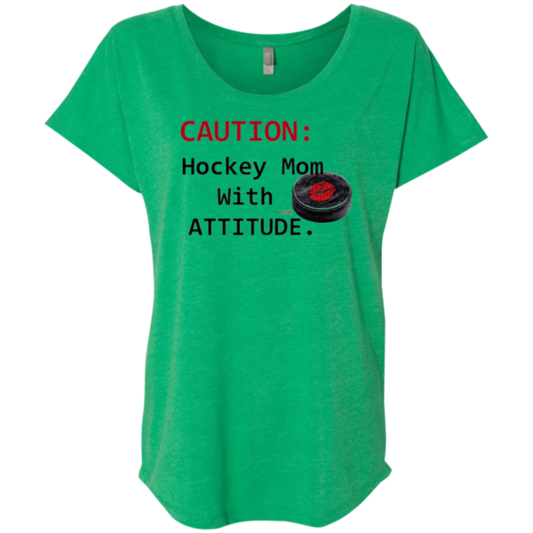 Thumbnail: Hockey Mom With Attitude Relaxed Women's T Shirt
