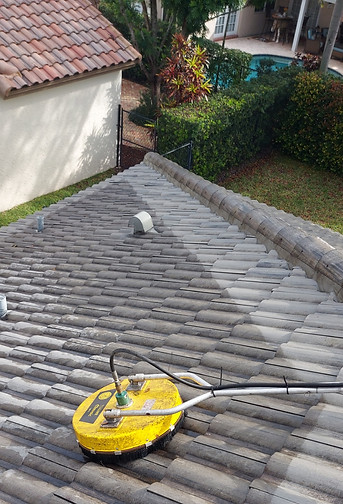 roof pressure cleaning
