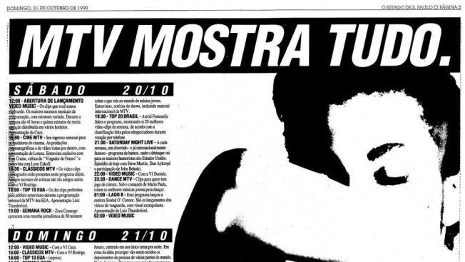 MTV Brasil: A primeira emissora musical da TV aberta e seu impacto na cultura jovem brasileira