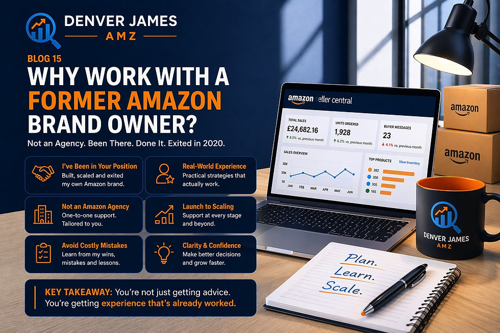 Why Work With A Former Amazon Brand Owner