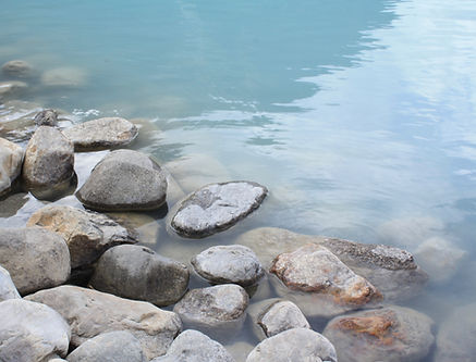 Stones and Waters of Lake Louise. Photo taken by Sr. Rezebeth Noceja, SP