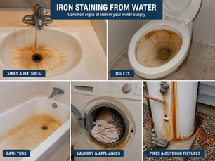 Iron in Your Water: Why It Stains, Where It Comes From, and How to Get Rid of It