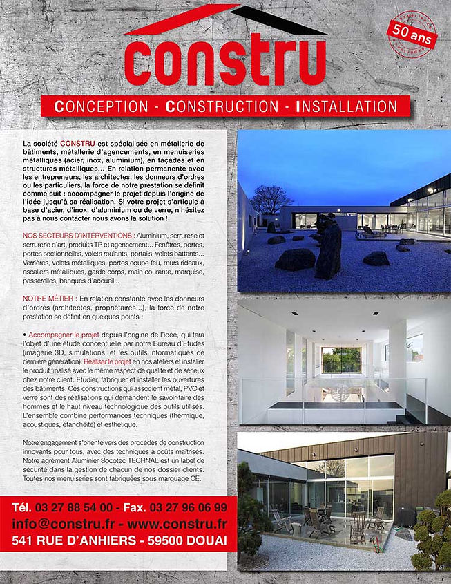 Menuiserie aluminium nord Pas-de-calais