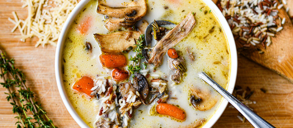 Recipe - Grouse & Wild rice soup