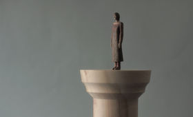 オブジェ　女性像　ピューター製　　Olectronica　オレクトロニカ オブジェ 女性像 ピューター製 Olectronica オレクトロニカ