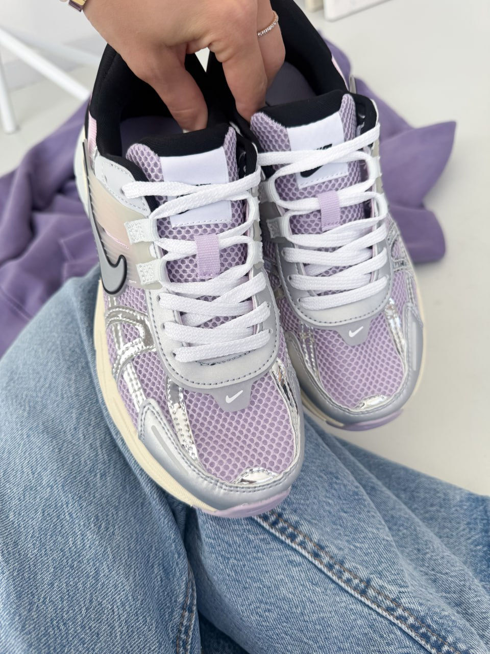 Miniatura: Nike V2K Runtekk Purple Silver
