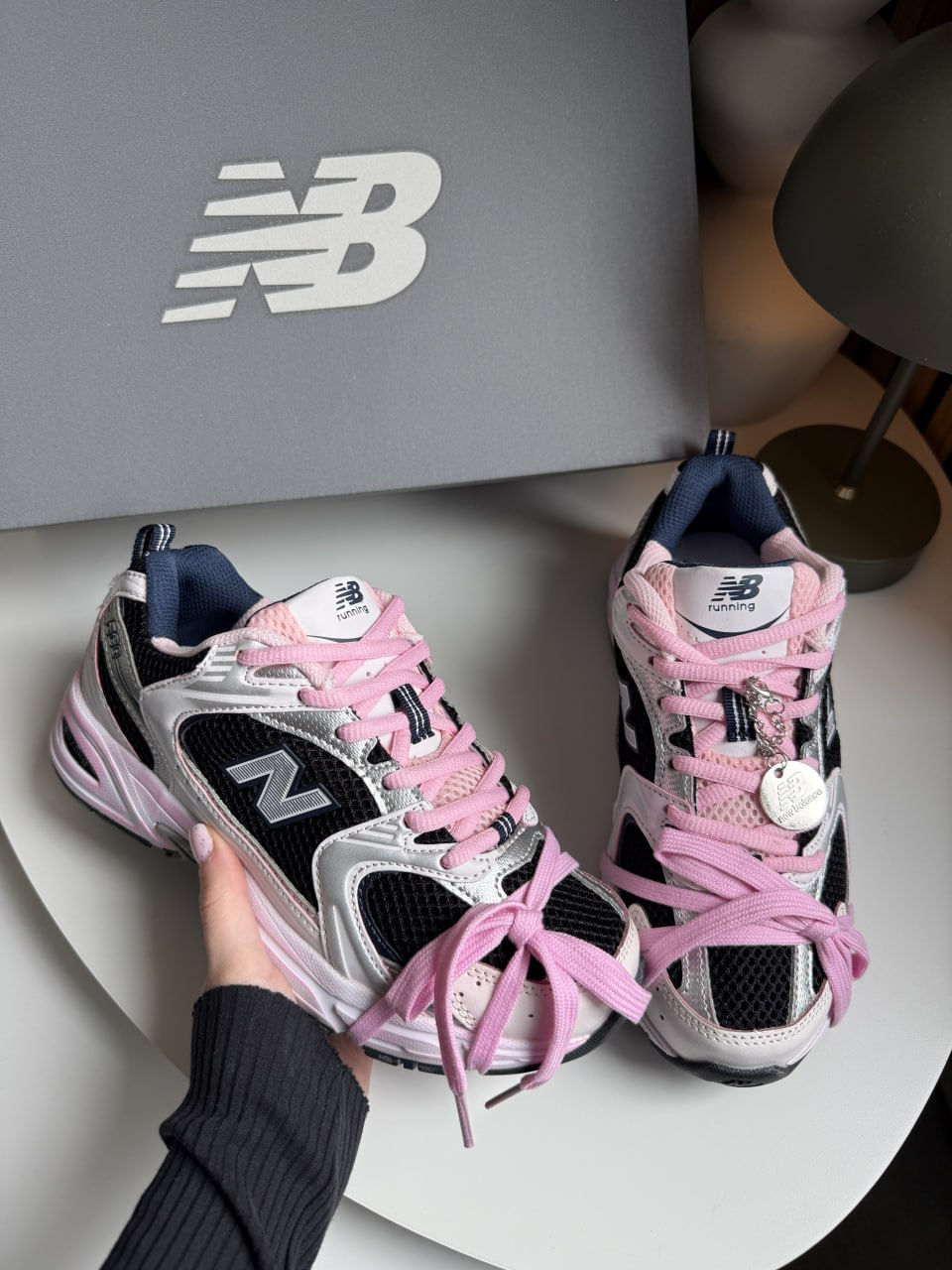 Miniatura: New Balance 530 Custom Silver Blue Pink