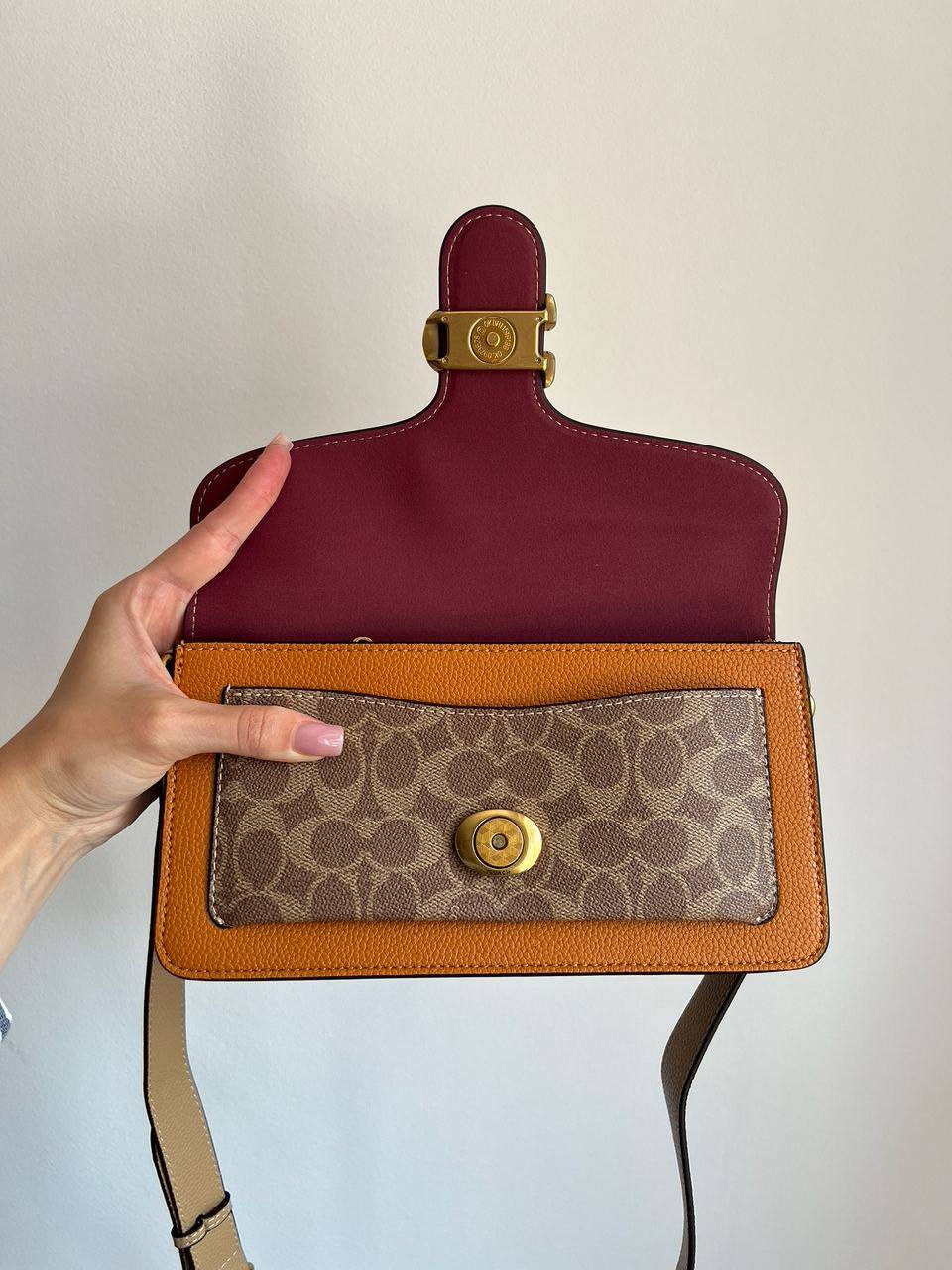 Miniatura: Coach Tabby White Ginger Shoulder Bag
