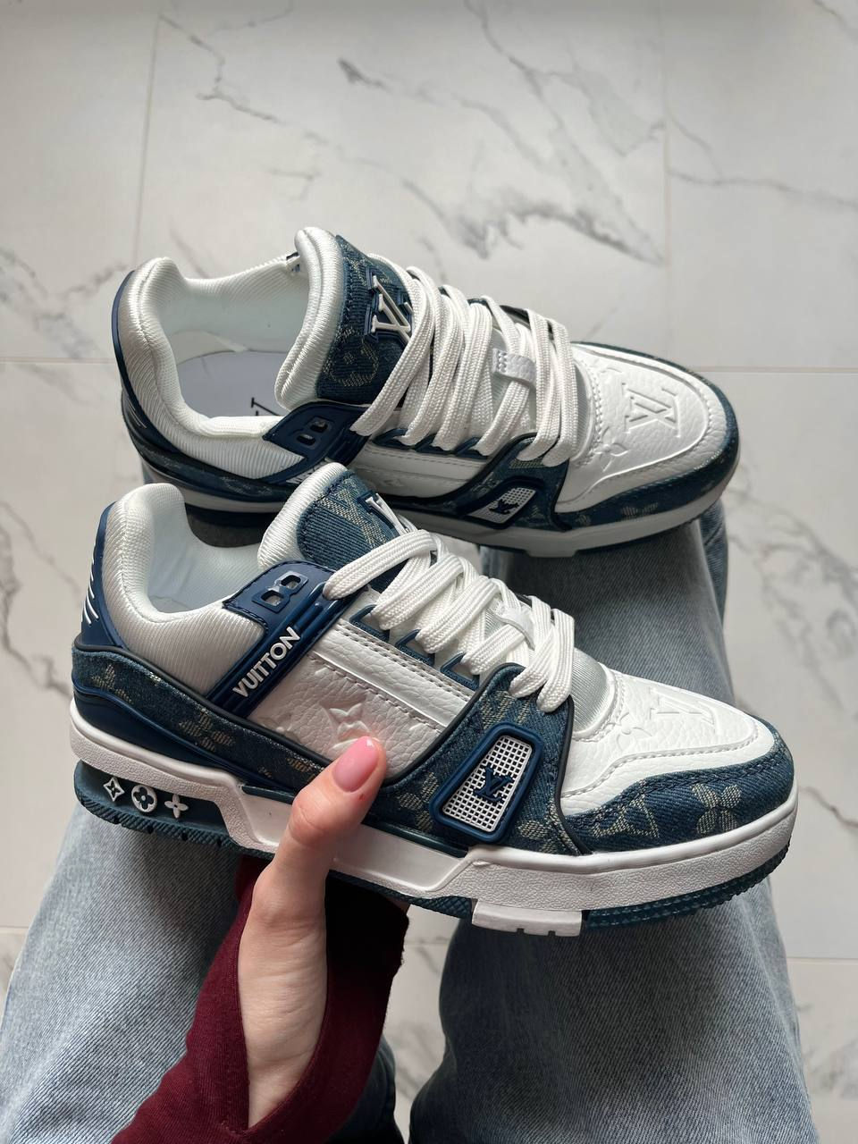 Miniatura: Louis Vuitton Trainer White Blue