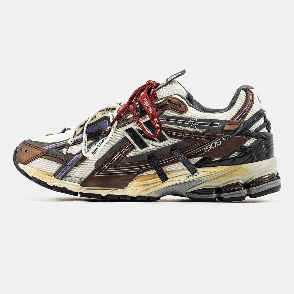 Miniatura: New Balance 1906A Grey Burgundy Extreme Laces