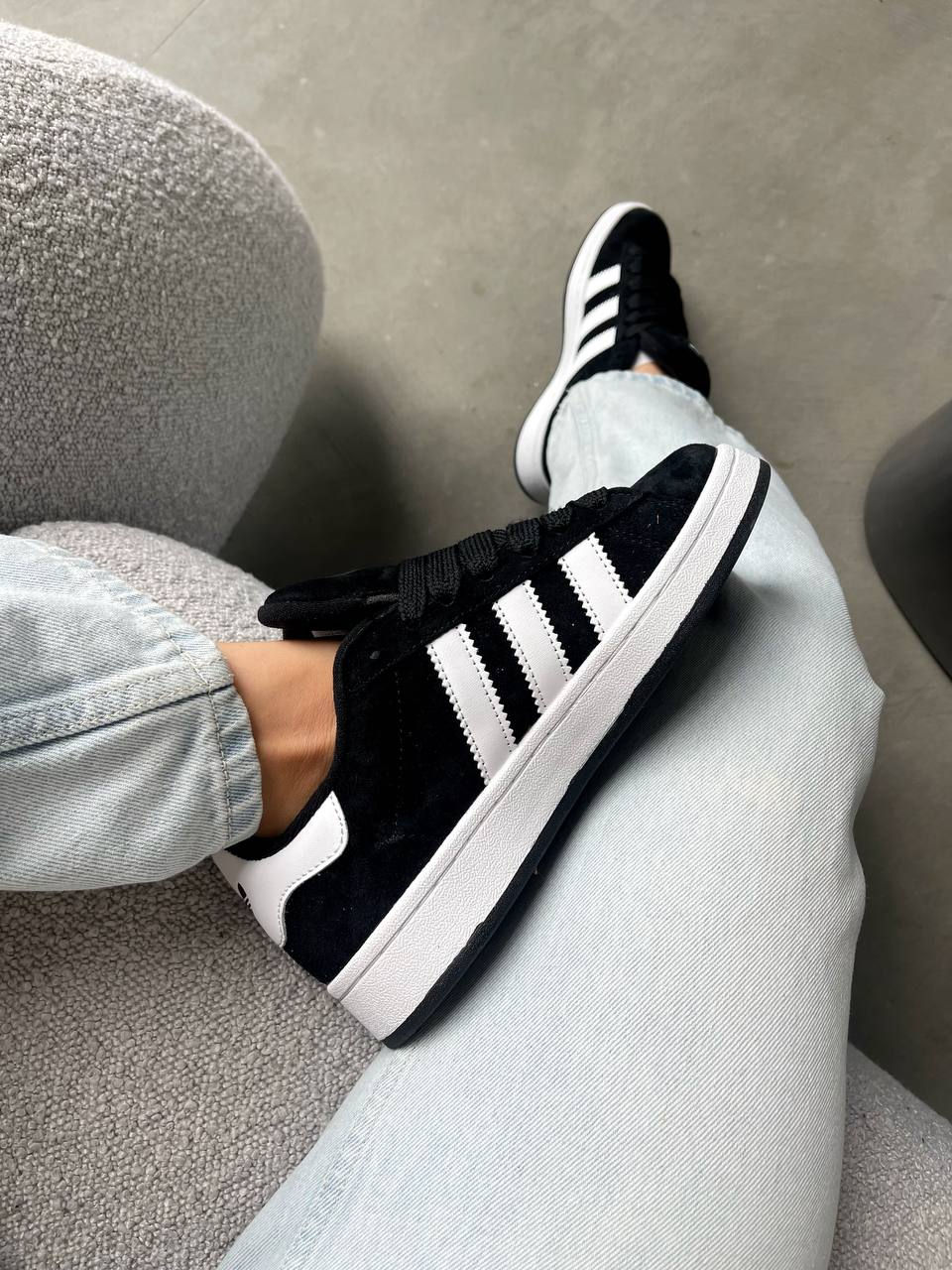 Adidas Campus Black White