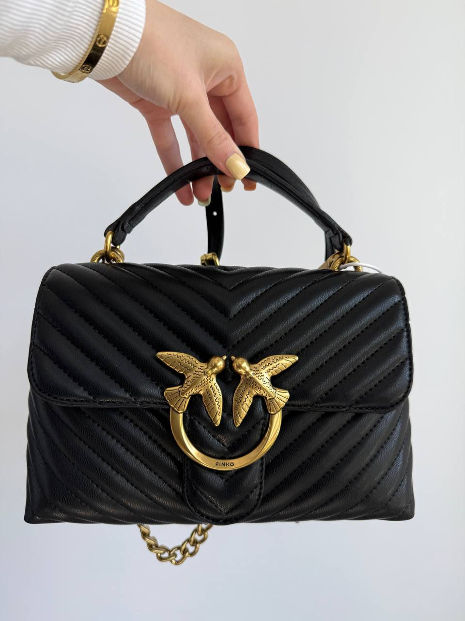 Miniatura: Pinko Love Classic Icon Chevron Black