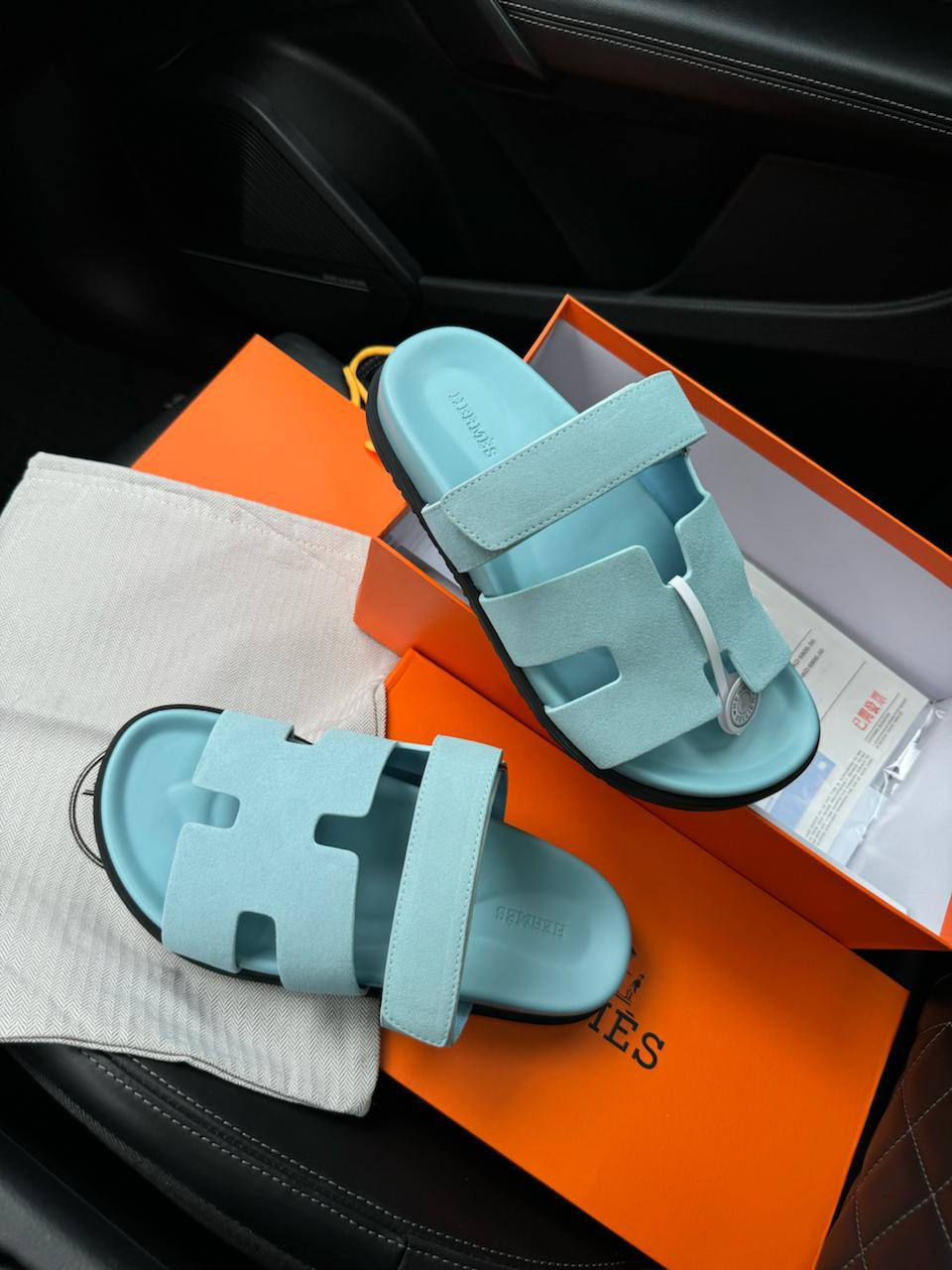 Miniatura: Hermes Chypre Sandal Blue