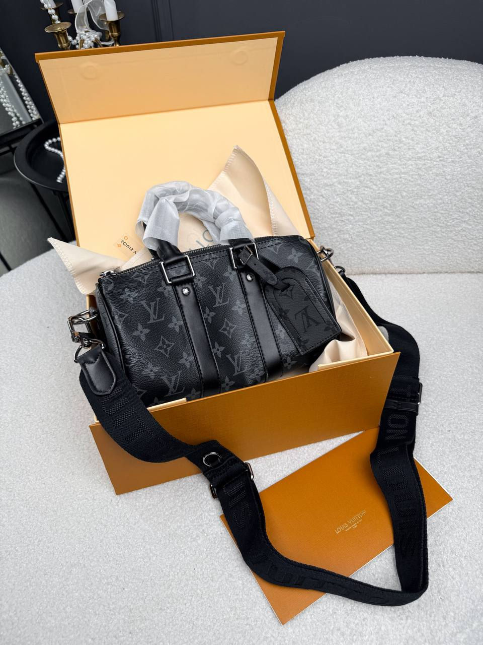 Miniatura: Louis Vuitton Keepall Bandouliere 20 Monogram Eclipse