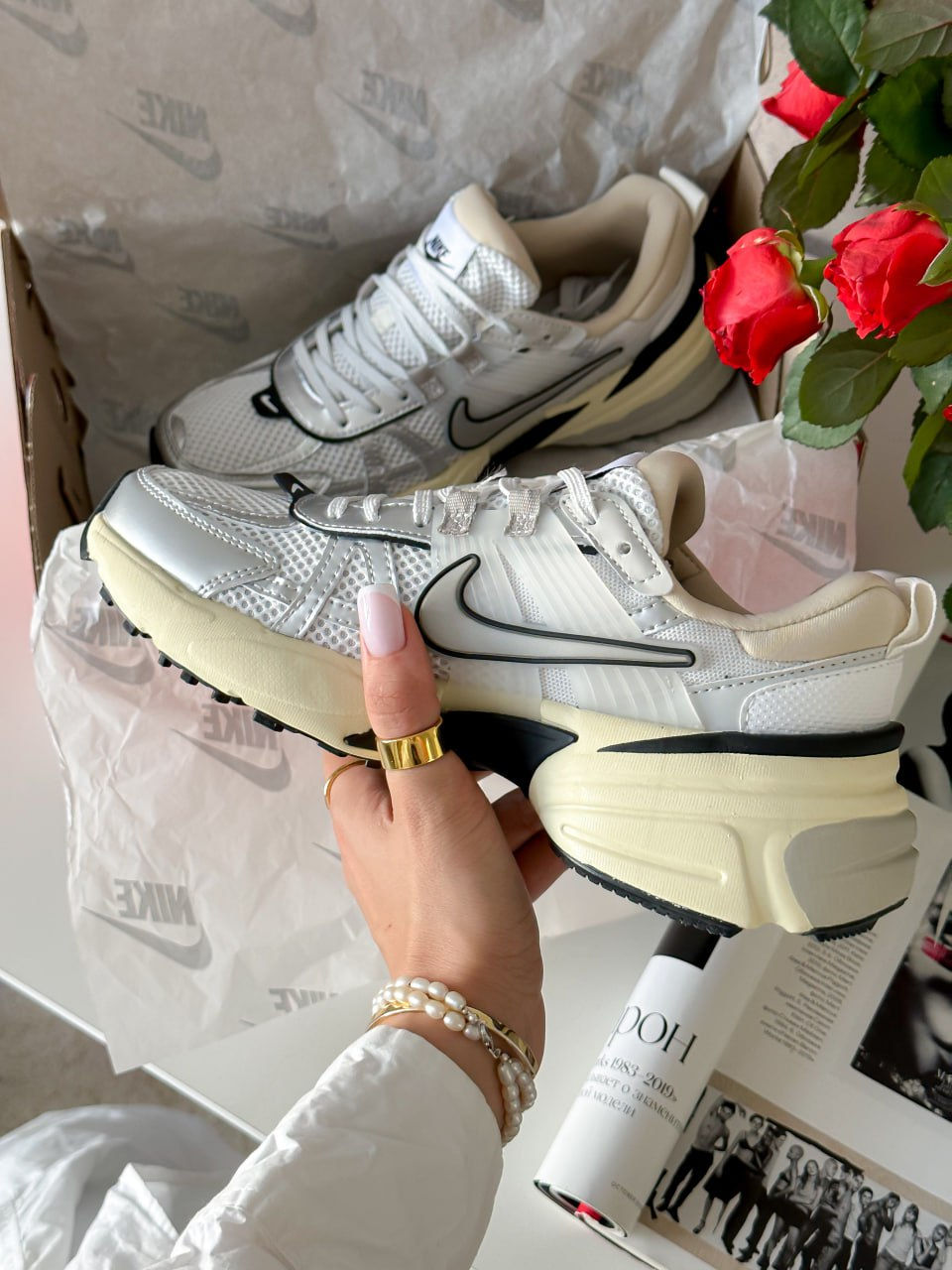 Miniatura: Nike Runtekk Summit White Metalic Silverr