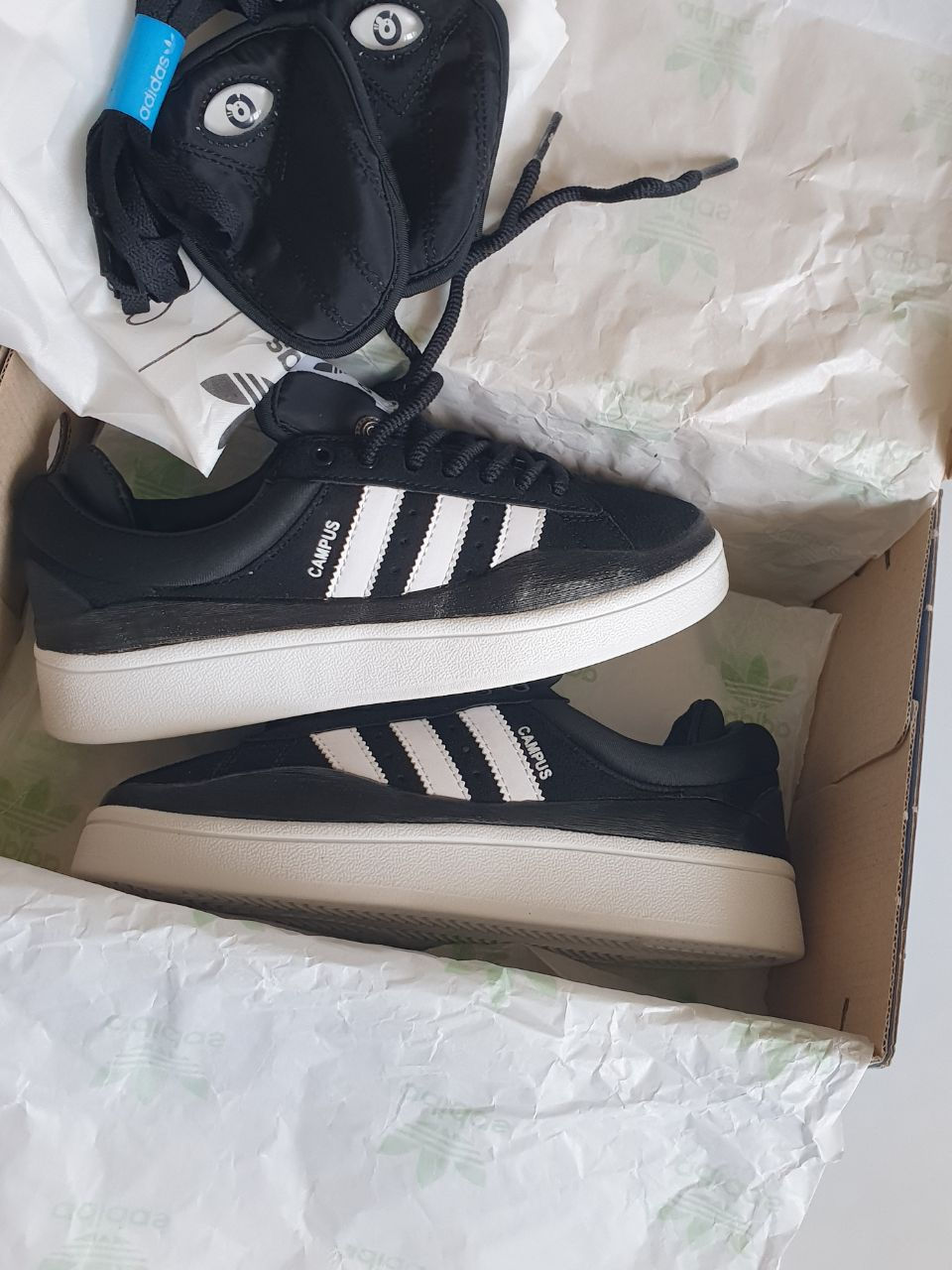 Miniatura: Adidas Campus X Bad Bunny Black White
