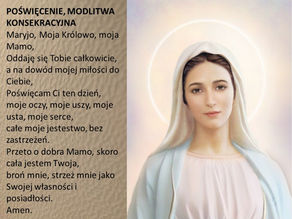 Piękne zdjęcie Maryi z Medjugorje i modlitwa konsekracji Jej Niepokalanemu Sercu