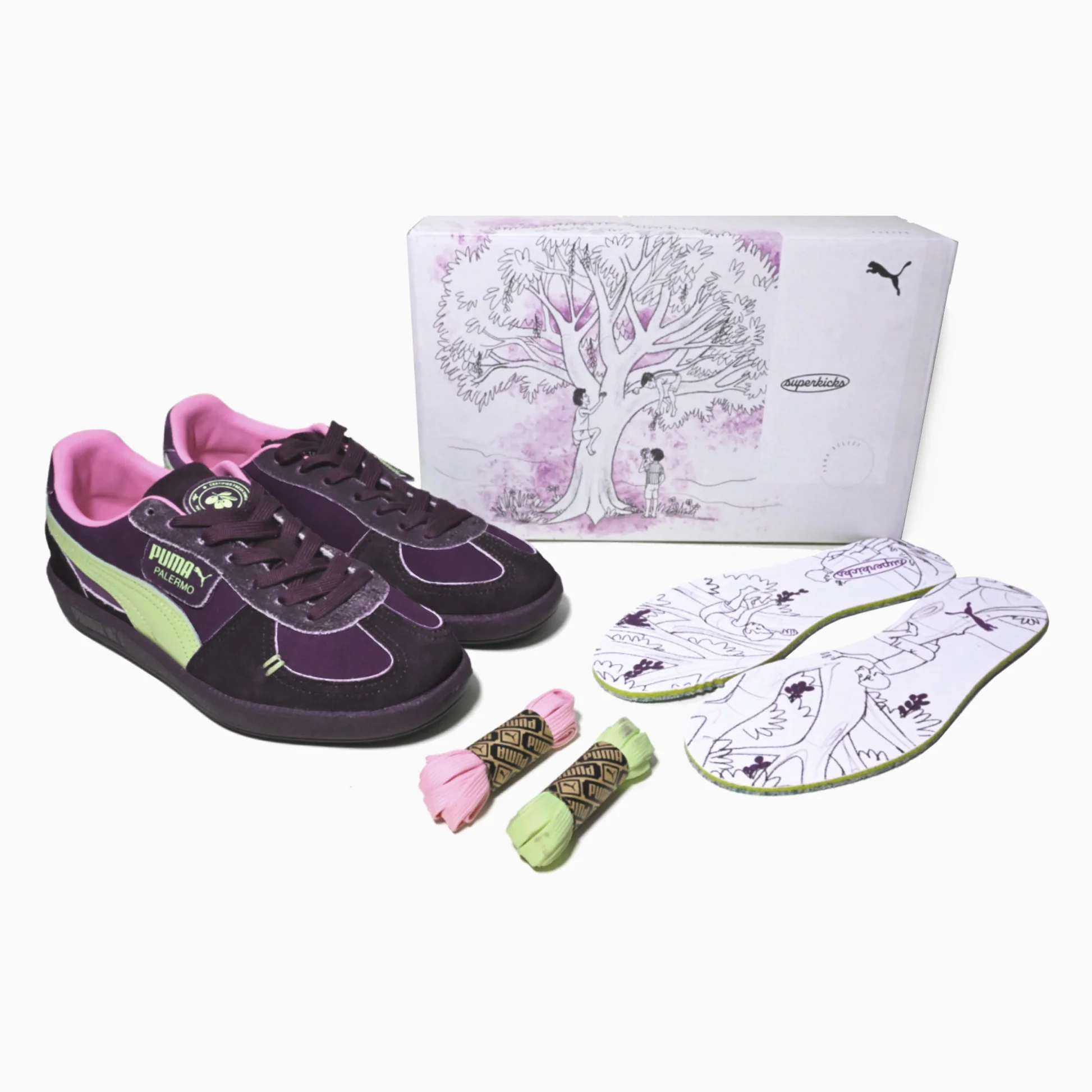 puma palermo x superkicks sneakers