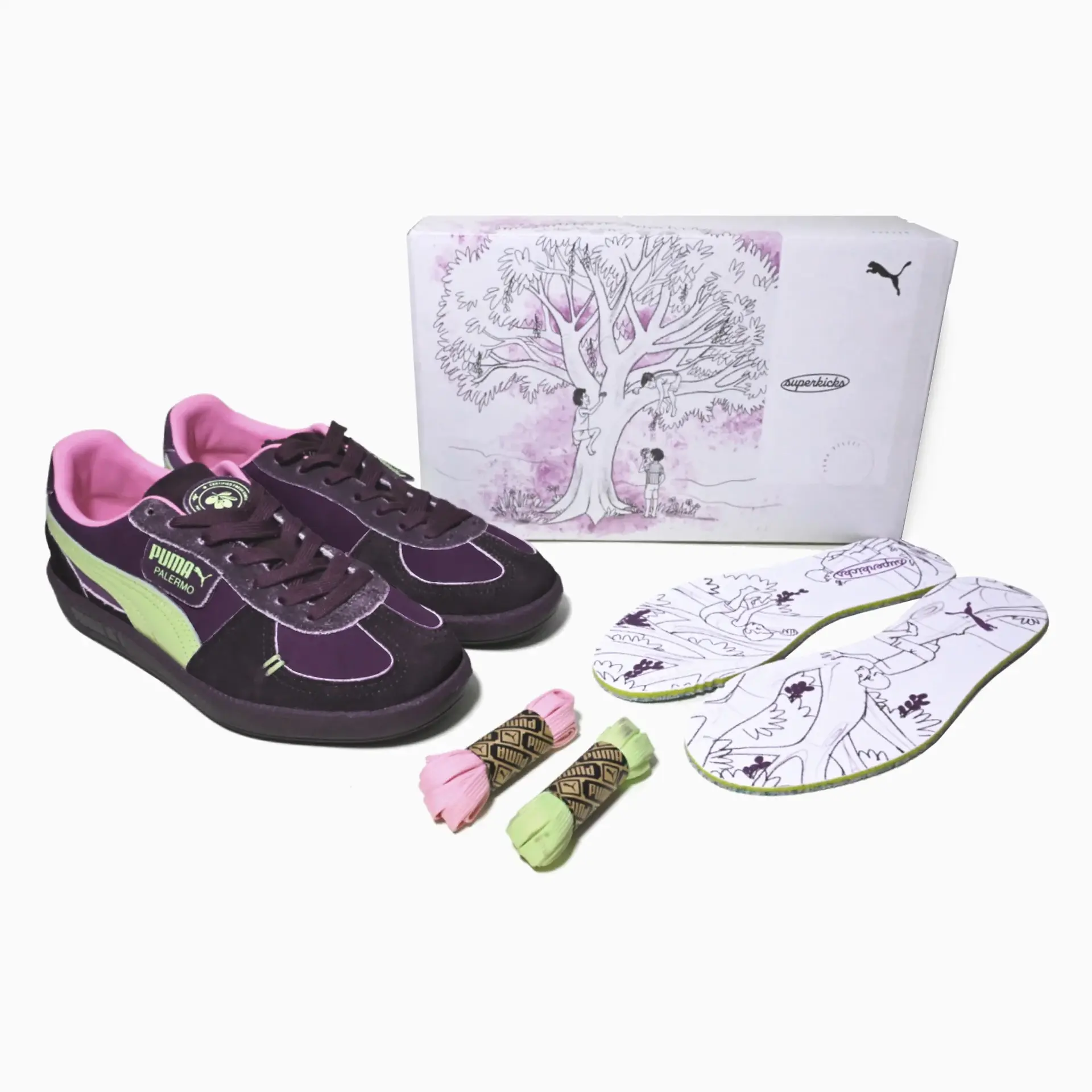 puma palermo x superkicks sneakers