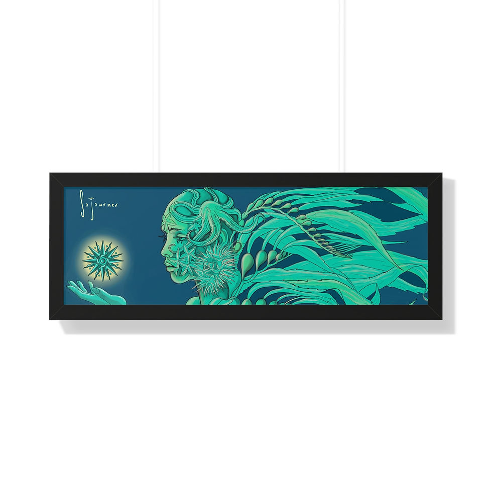 Thumbnail: Framed Horizontal Poster — The Source 