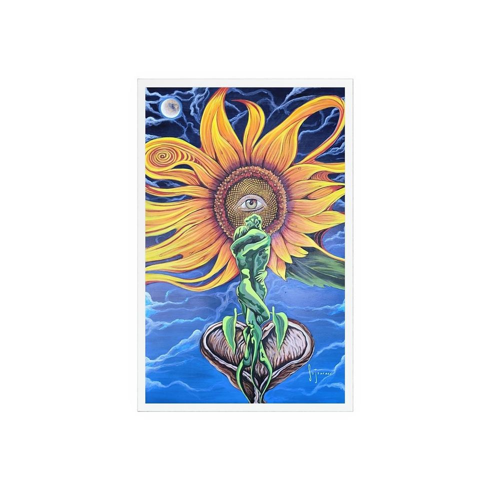 Thumbnail: ‘Devotion” Acrylic art print Wooden Stand