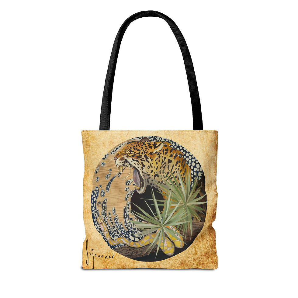 Thumbnail: Ancestral iris Tote Bag (AOP)