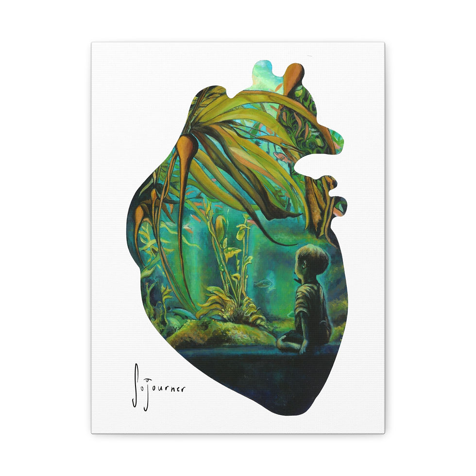 Thumbnail: Boy Heart Canvas Gallery Wraps