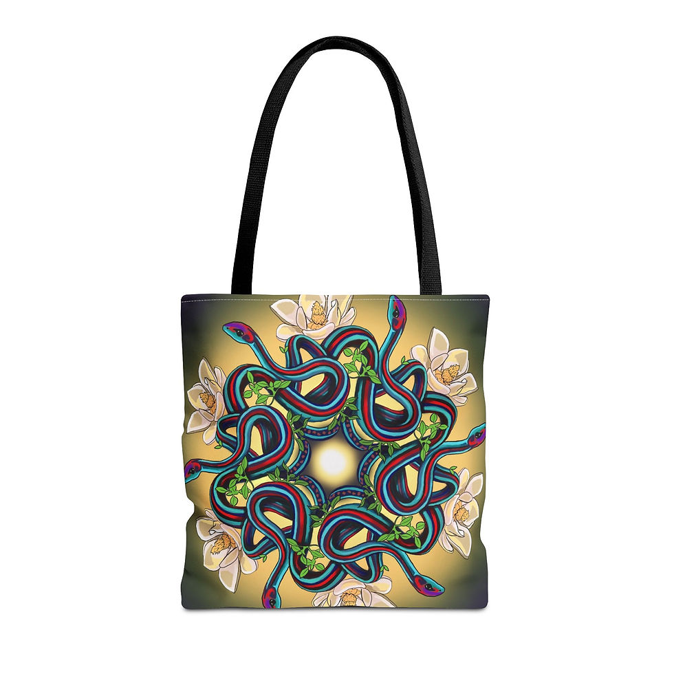 Thumbnail: Snake mandala Tote Bag (AOP)