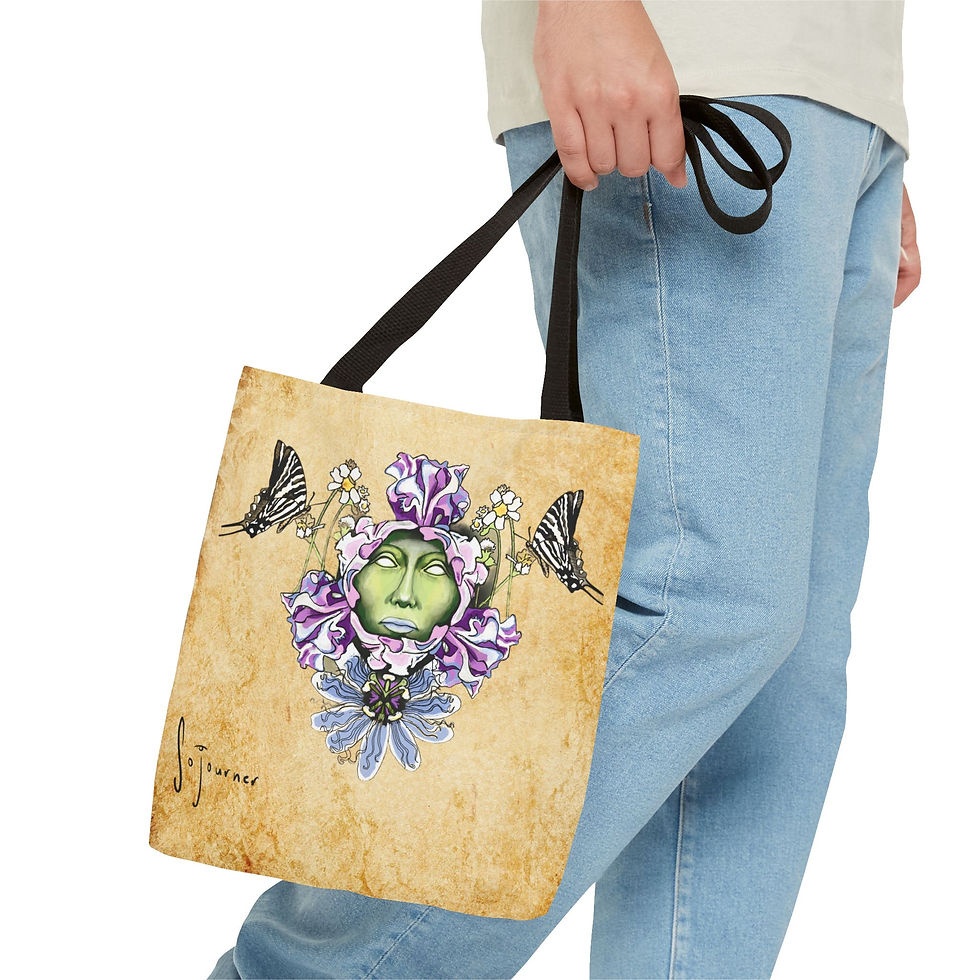 Thumbnail: Green goddess Tote Bag (AOP)