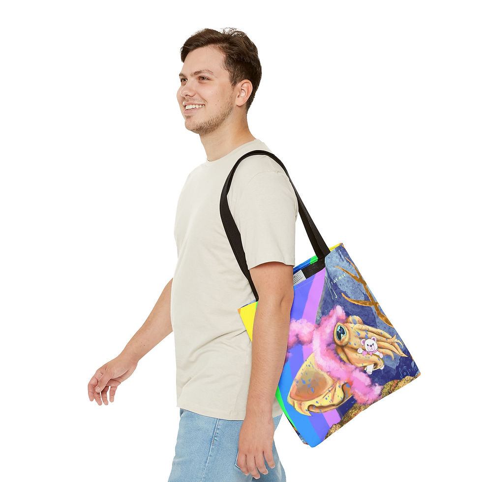 Thumbnail: Cuddlefish Tote Bag (AOP)