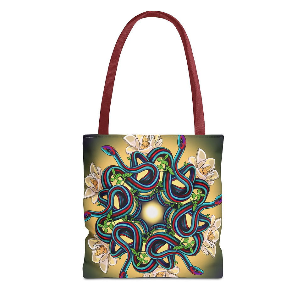 Thumbnail: Snake mandala Tote Bag (AOP)