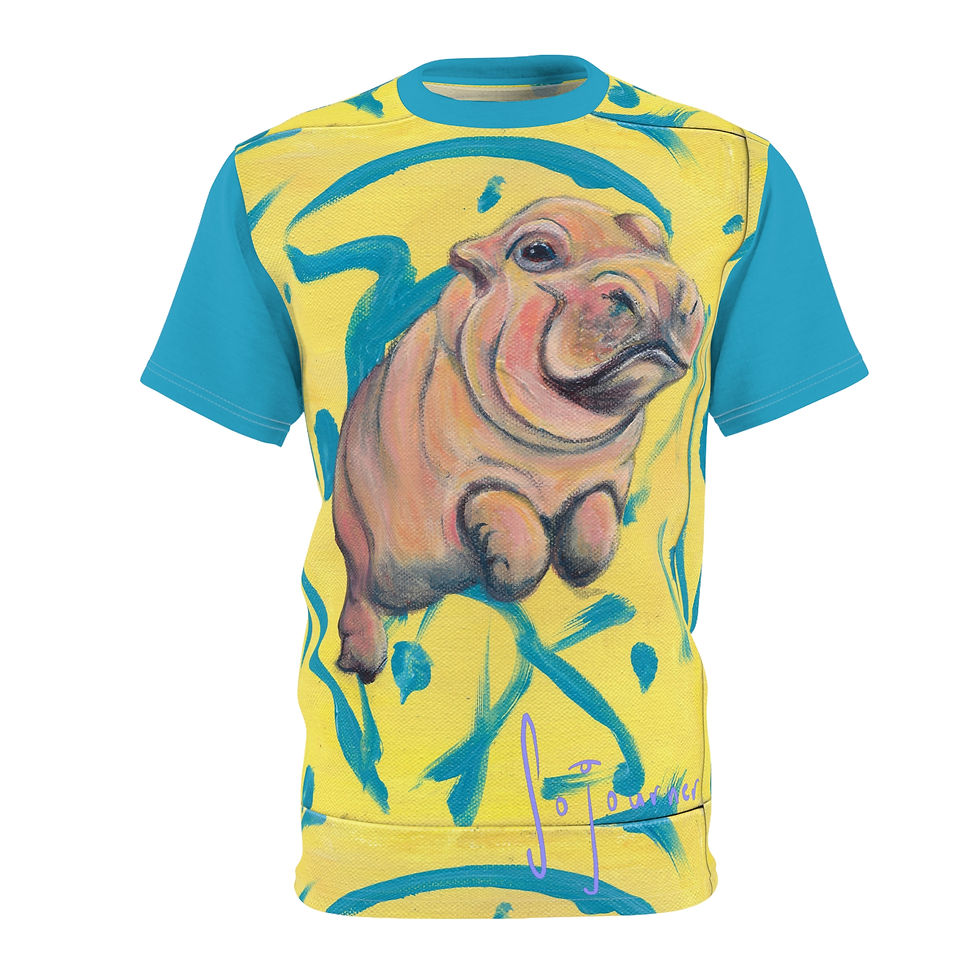 Thumbnail: Hope-opotumus Unisex AOP Cut & Sew Tee
