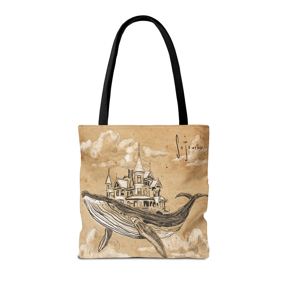 Thumbnail: Whale of a House - Tote Bag (AOP)