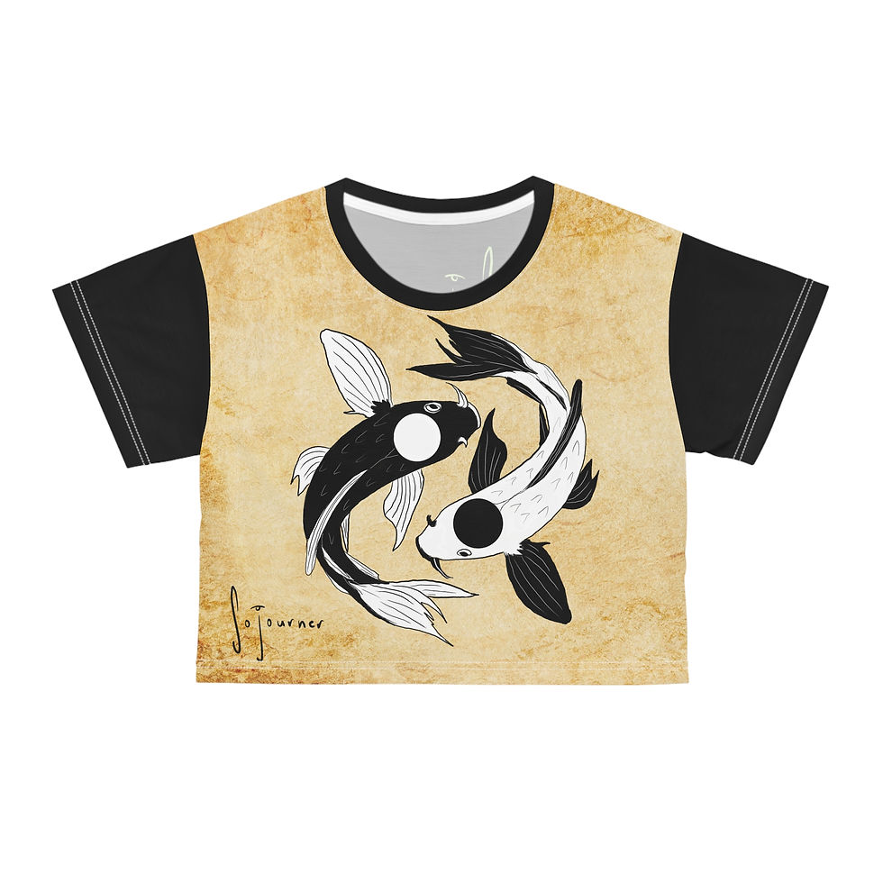 Infinity Crop Tee (AOP)