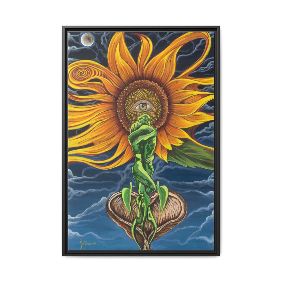 Thumbnail: Matte Canvas, Black Frame